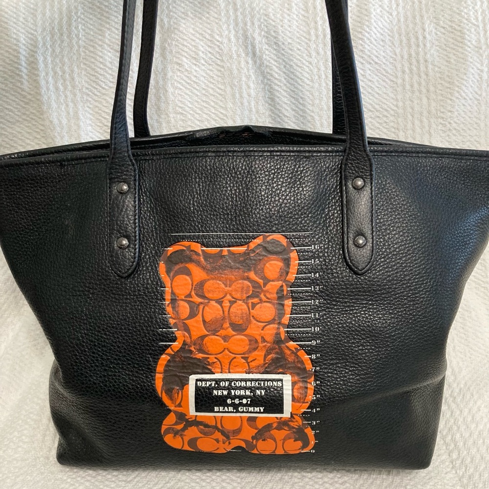 Coach Vandal Gummy Bear Zip Top Tote